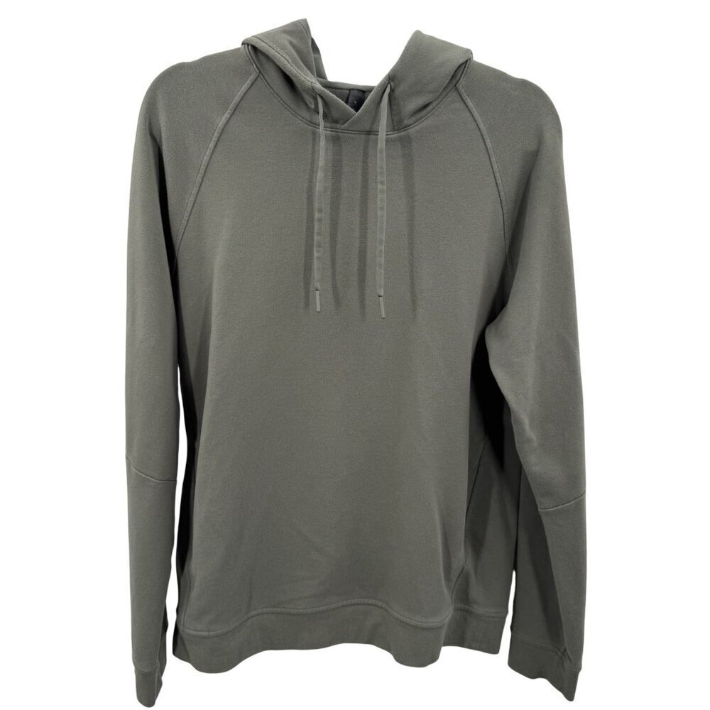 Lululemon City Sweat Pullover Hoodie French Terry Green Mens Size M